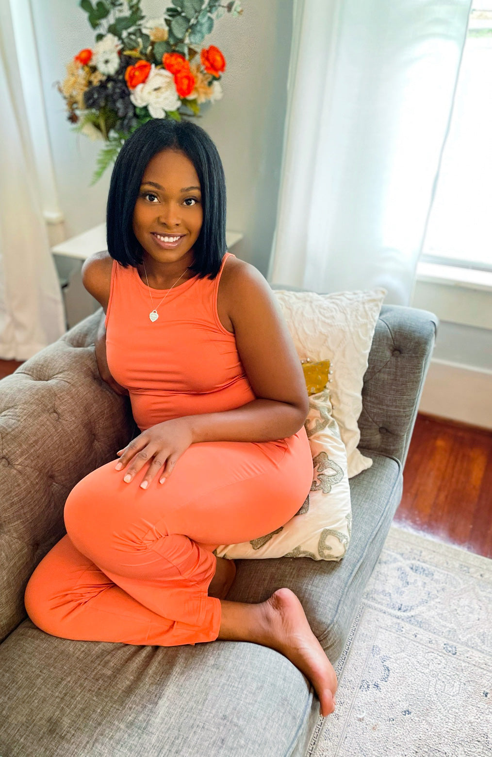 Copper Racerback Lounge Set
